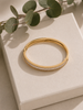 Pulsera Rígida de Oro 14K con Brillantes