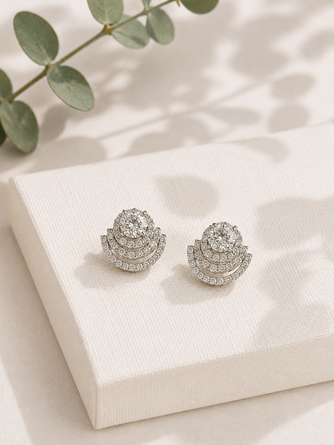 Coquetas de Oro 18K con Brillantes