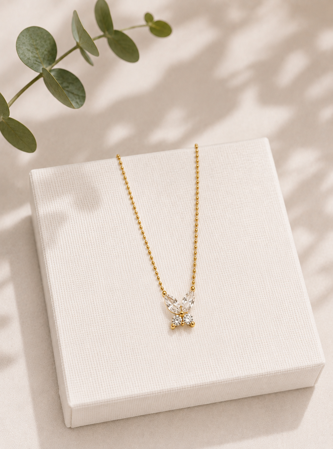 Collar de Mariposa con Brillantes