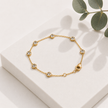 Pulsera de Oro 14K con Brillantes de Laboratorio
