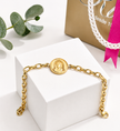 Pulsera de Oro con Medallita
