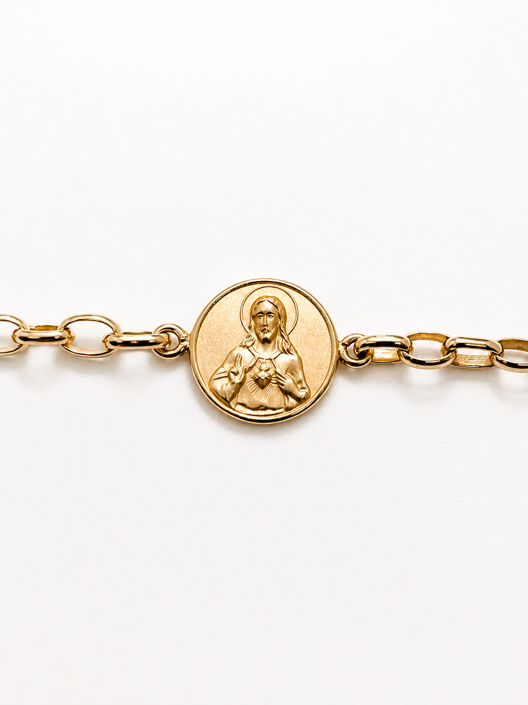 Pulsera de Oro con Medallita