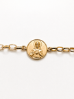 Pulsera de Oro con Medallita