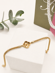 Pulsera de Oro con Trébol