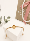 Pulsera de Oro con Trébol