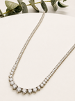 Collar en Oro Blanco con Brillantes