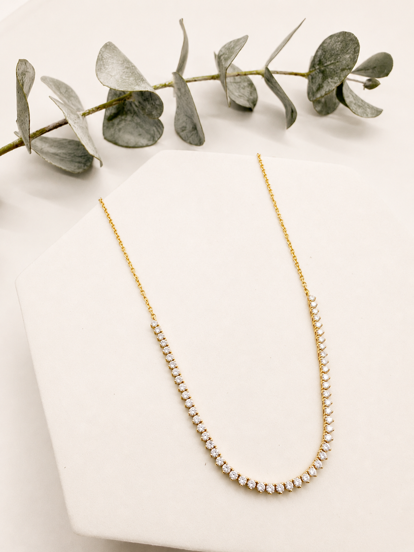 Collar de Brillantes en Oro