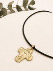 Cruz de los Cuatro Evangelistas en Oro