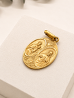 Medalla Religiosa Ovalada en Oro