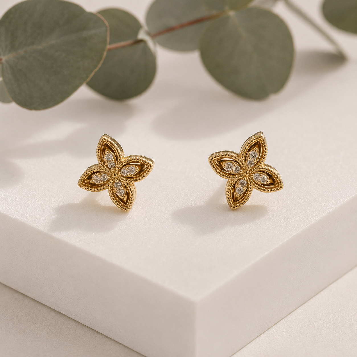 Aretes Flor