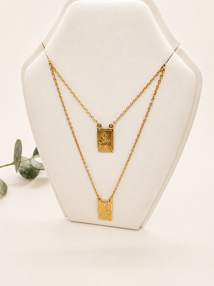 Collar de Oro Escapulario