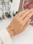 Pulsera de Oro con Trébol