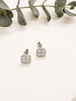 Aretes de Brillantes Cuadrados