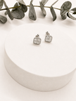 Aretes de Brillantes Cuadrados