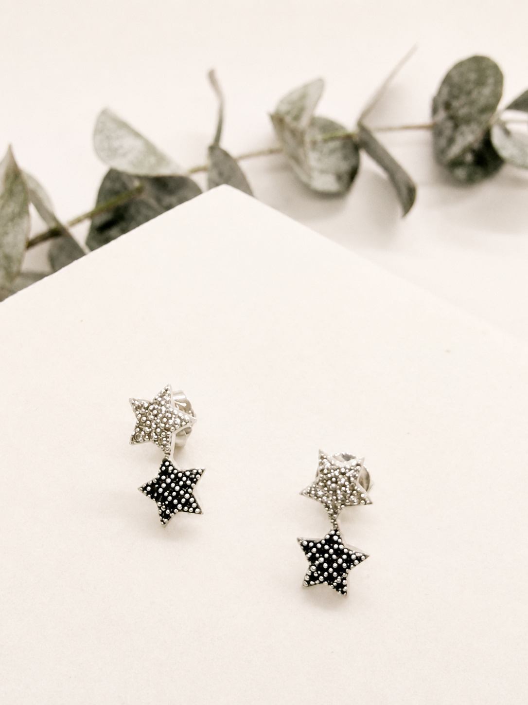 Aretes de Estrellas de Brillantes