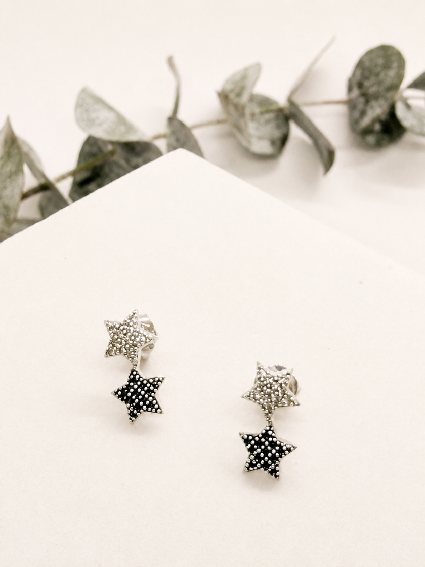 Aretes de Estrellas de Brillantes