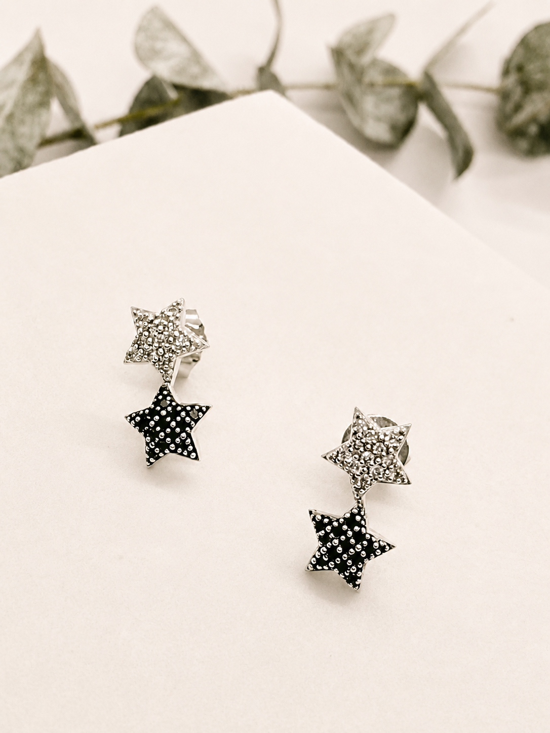 Aretes de Estrellas de Brillantes