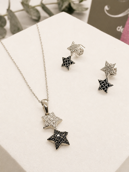 Collar de Estrellas de Brillantes