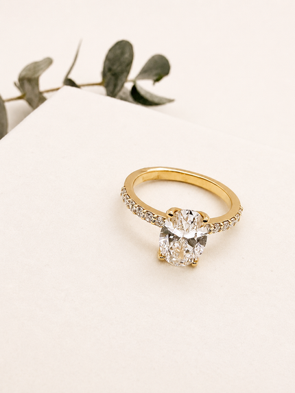 Anillo de Compromiso de Brillantes