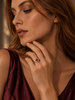 Anillo con Cuatro Rubíes y Brillantes